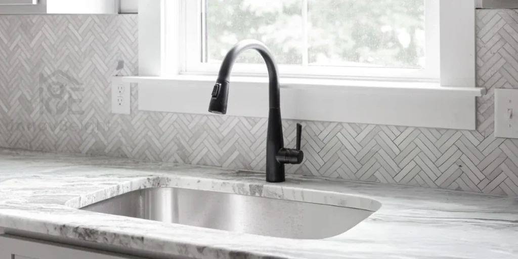 American Standard Kitchen Soltura faucet with pull-down sprayer in stainless steel finish