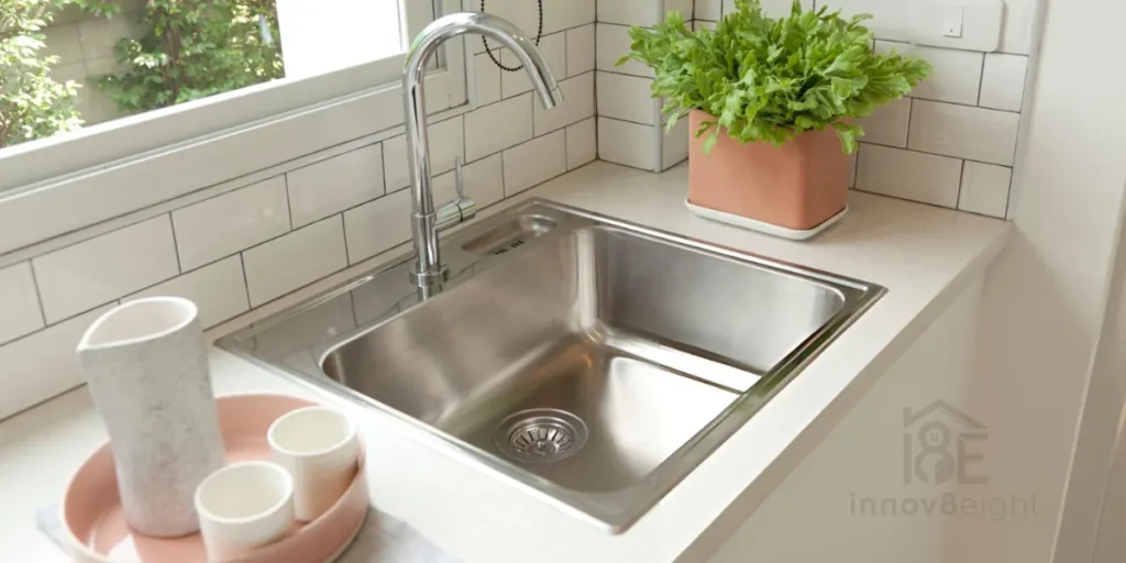 American Standard Kitchen Soltura faucet with pull-down sprayer in stainless steel finish