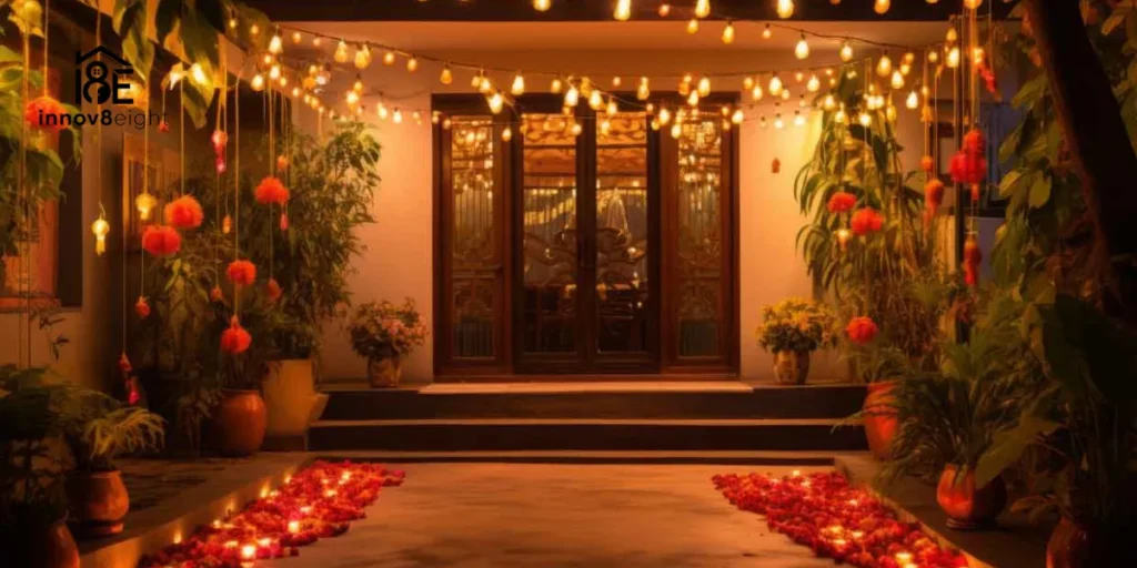 Creative Diwali Light Decoration Outside Home Ideas for 2025