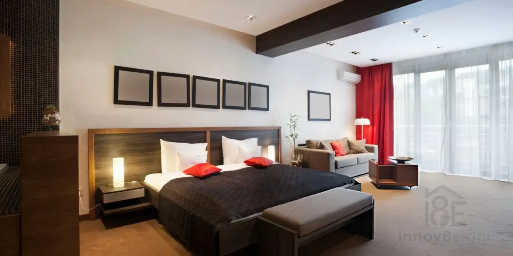 Modern Feng Shui bedroom layout with balanced energy flow