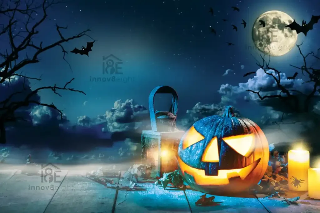 Halloween Plant Decorations