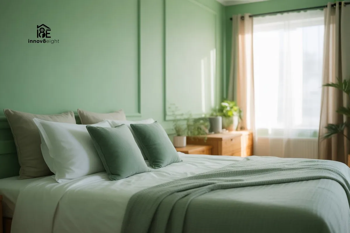 bedroom-mint-green-walls