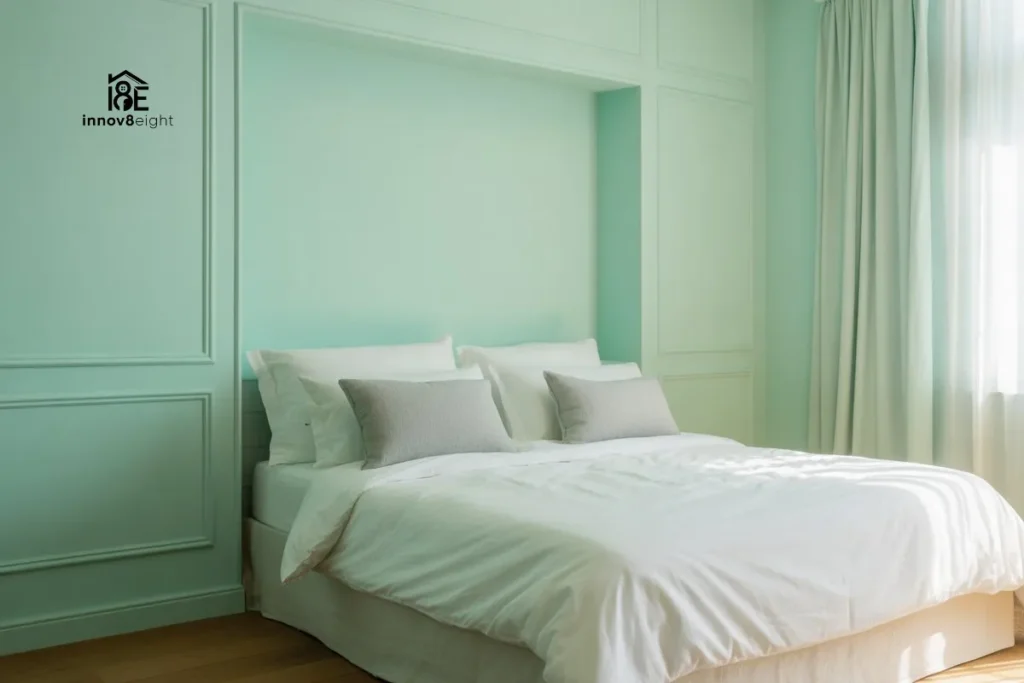 bedroom-mint-green-walls