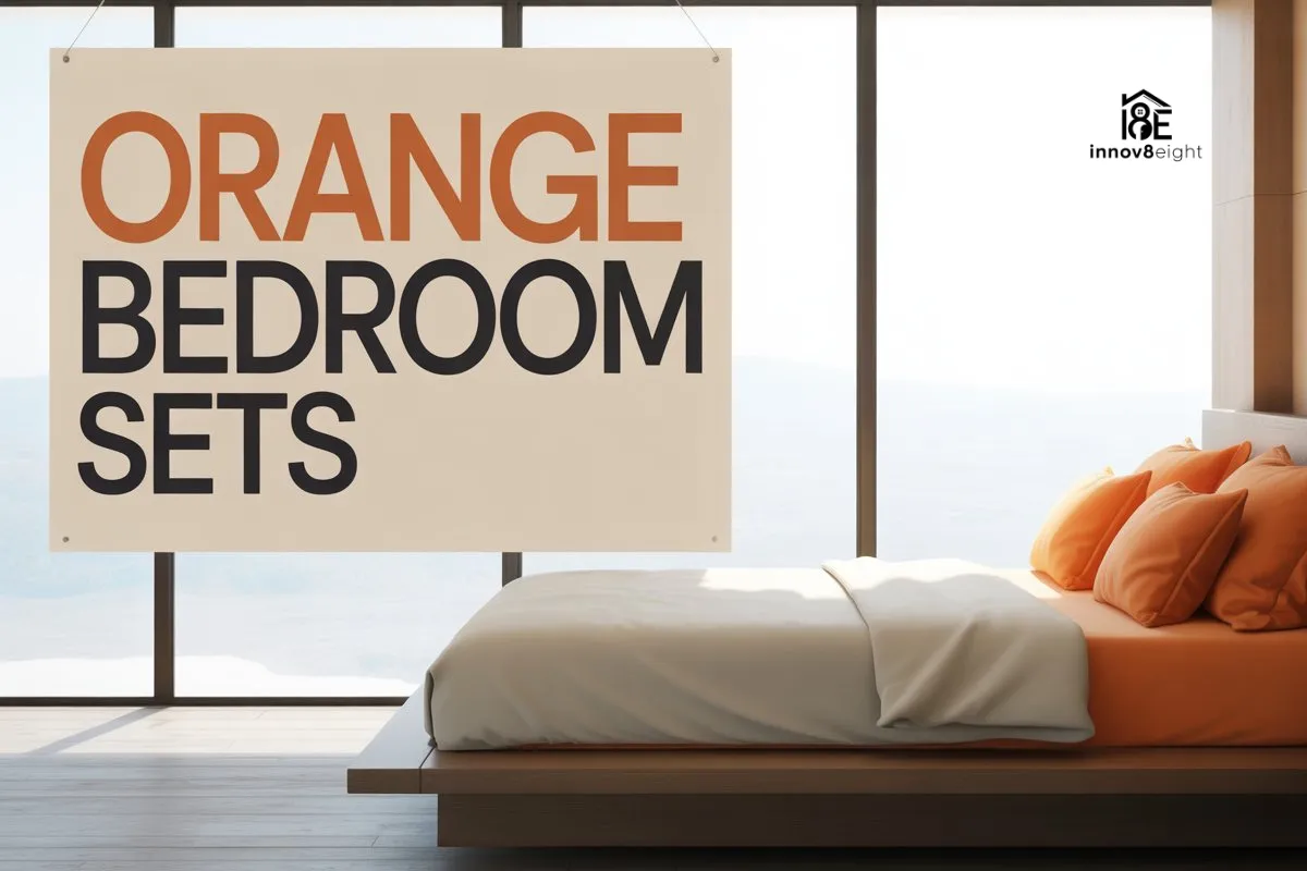 orange bedroom sets